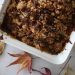 recette crumble poires chocolat lignac