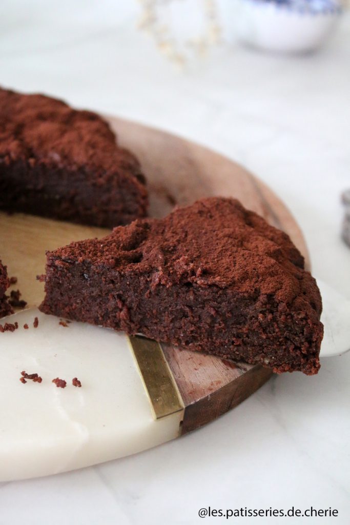 recette gateau chocolat, noisettes, orange